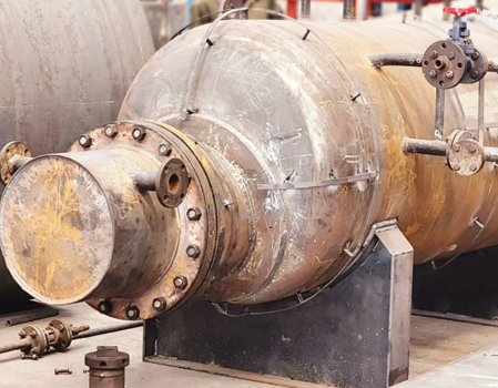 Oil & Gas Fired 100-850 Kg/hr Water Tube Steam Boiler